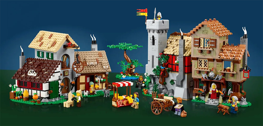 LEGO Set Reveal – Icons Medieval Town Square 10332 | iDisplayit